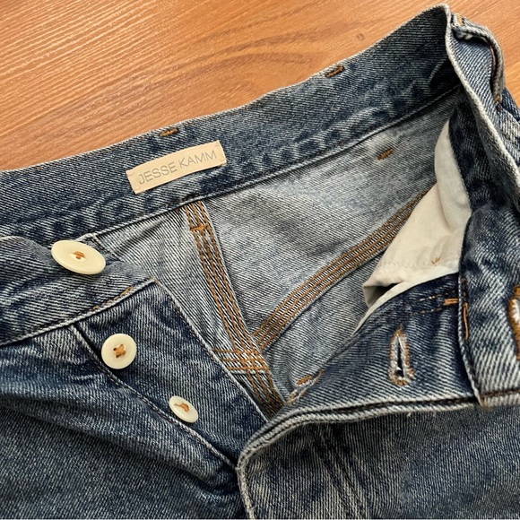 Jesse Kamm 225 jeans straight leg size 8 HEMMED to 27.5 inseam - Picture 4 of 9